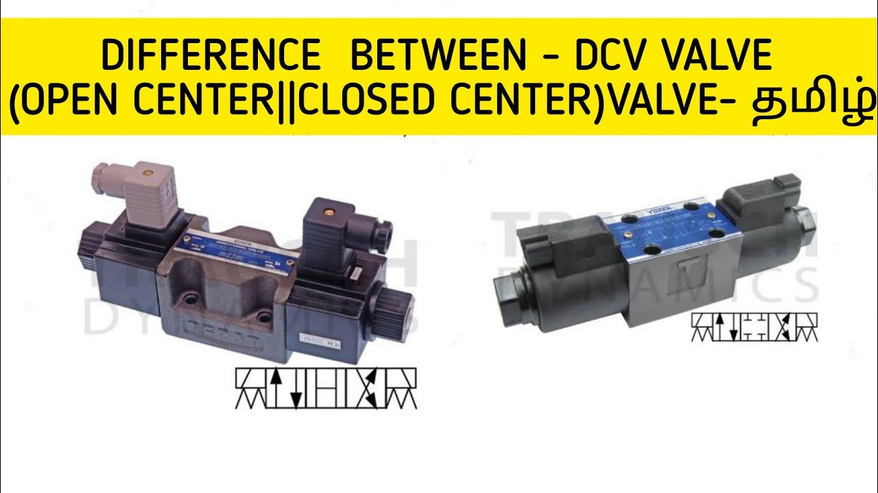 DIFFERENCE IN - DCV VALVE (OPEN CENTER||CLOSED CENTER)VALVE EXPLANATION ...