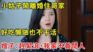 小姑子鬧離婚住我家，好吃懶做也不干活，我說一話，她嚇傻落荒而逃 | 翠花的秘密