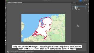 Create isolated country shape maps in Adobe Illustrator with Mapcreator