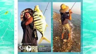 ตกปลาตะคองเหลืองชายฝั่ง Shore fishing casting Metal Jig