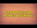 Electronics: SSOP package differences