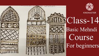 Class-14 Basic mehndi course for beginners #trending #mehndi #hennadesignsforbeginnersstepbystep