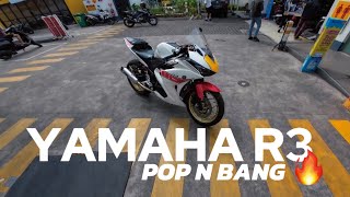 PURE SOUND YAMAHA R3 ‼️ KNALPOTNYA MELEDAK TERUS 🔥