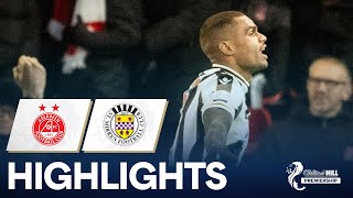 Aberdeen 0-3 St. Mirren | Mandron Brace Seals Victory | William Hill Premiership