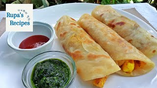 পনীৰ ৰ'ল|Paneer Roll in Assamese|Rupa's Recipesঅসমীয়া জুতি|How to make Paneer Roll|Paneerrollrecipe