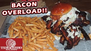 Wild Eagle Saloon's Giant Bacon Burger Challenge Record in Cleveland w/ @JoelHansen