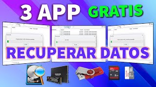 3 Apps GRATIS Para Recuperar Archivos Borrados de Disco Duro, SSD, Memoria USB, Micro SD, Tarjeta SD