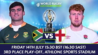 LIVE Rugby | South Africa v England | World Rugby U20 Championship