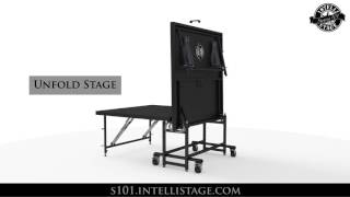 Staging 101 Mobile Folding Stage by Intellistage