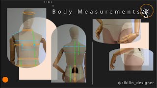 Women's Wear | Body Measurements (Female)女性量身方法示範說明 | 02/19/2022