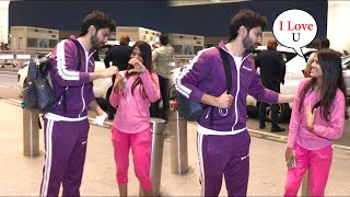 Varun Dhavan Romantic Moment With His Girl Fan At Airport