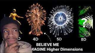 THIS IS WHAT YOU'D LOOK LIKE IN HIGHER DIMENSIONS...