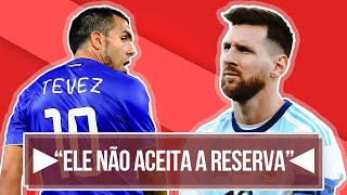 A TRETA com MESSI que fez TEVEZ sumir da Seleção Argentina - Entenda TODA A HISTÓRIA