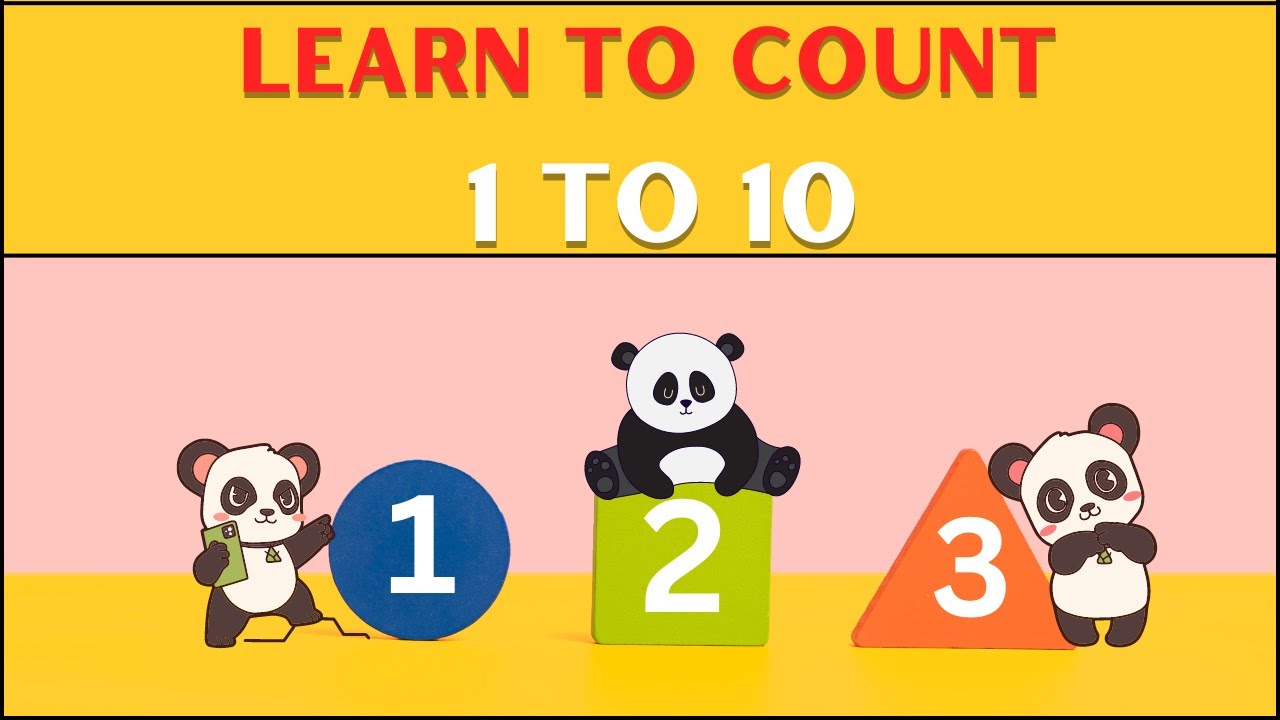 1 To 10 Counting Numbers | Counting 1-10 Song | Learn To Count From 1 ...