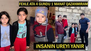 3 QIZI 1 OĞLU OLAN FƏHLƏ ATA ÇARƏSİZ HALDADI ÜRƏYİM AĞRIDI QIZIN AYAQLARI TUTMUR