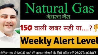 #नेचुरल गैस #NaturalGas क्या 150 आ जाएगी?? Natural gas Weekly Alert level ♥️9827310407