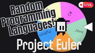 Project Euler Live With Random Programming Languages! | Python, C, Java, C#, JavaScript | Part 2