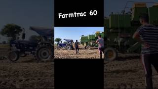 Farmtrac 60 vs harvester #farmeer #farmequipment #farming #farmtech