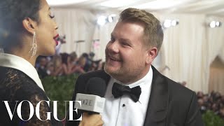 James Corden on Ocean's 8 and the Met Gala | Met Gala 2018 With Liza Koshy | Vogue