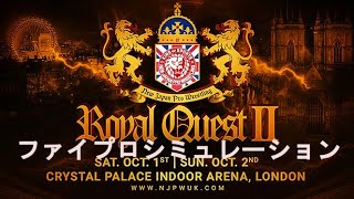 10.1 \u0026 10.2 イギリス ROYAL QUEST Ⅱ 主要カード 5試合 ファイプロシミュレーション