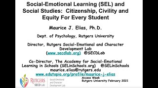 Understanding Social-Emotional Learning (SEL) - Access Week 2021