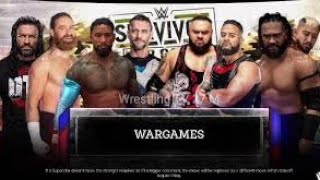 Og Bloodline vs New Bloodline WWE Survivor Series Wargames - Team Roman Reigns vs Team Solo Sikoa