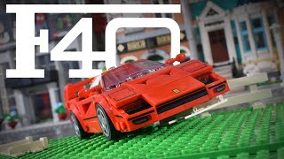 Ferrari F40! - Lego StopMotion