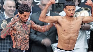 NEAR BRAWL BREAKS OUT! GERVONTA DAVIS PUSHES ROLLY AT WEIGH IN! TEAMS GO AT EACH OTHER - FULL VIDEO