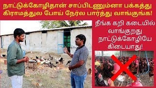 நீங்க கறி கடையில் வாங்குறது உண்மையில் நாட்டுக்கோழியே கிடையாது ! எங்கு எப்படி வாங்கலாம்??