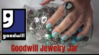 Goodwill Jewelry Jar ! Let’s see what’s inside