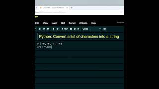 #python convert a list onto a string