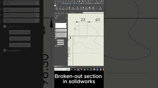 SolidWorks Trick: Broken-out Section Made Simple #solidworks #cad