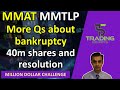 MMAT Meta Materials more bankruptcy Questions. MMTLP How can selling the 40m shares give resolution