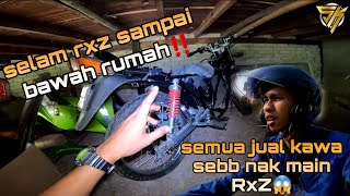 Selam jumpa RXZ catal ORIGINAL bawah RUMAH_ boleh jagi gila main moto ni🤐