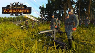 GERMAN IMPERIAL ARMY VS Ogre Kingdoms - TW Millennium Mod |Total War WARHAMMER 3 | FIRESupport|4K