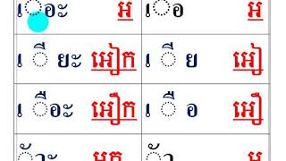 ស្រៈភាសាថៃមេរៀនទី៣ Study Thai Language Lesson 3