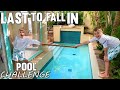 LAST TO FALL IN THE POOL WINS $$$ Twin vs Twin