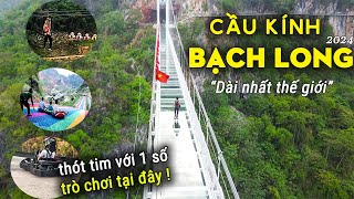 Trải nghiệm Cầu Kính Bạch Long-Dài nhất Thế Giới và Tất cả các trò chơi ở Mộc Châu Island 2024