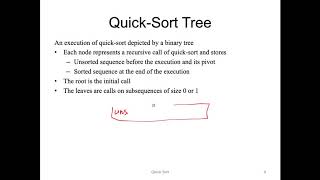 Quick Sort Part 1