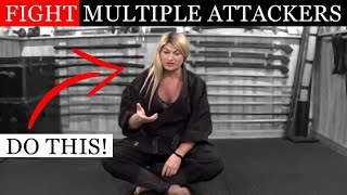 HOW TO FIGHT MULTIPLE ATTACKERS 🥷🏻 Ninja Self Defense Training – Ninjutsu, Ninpo, Budo, Taijutsu