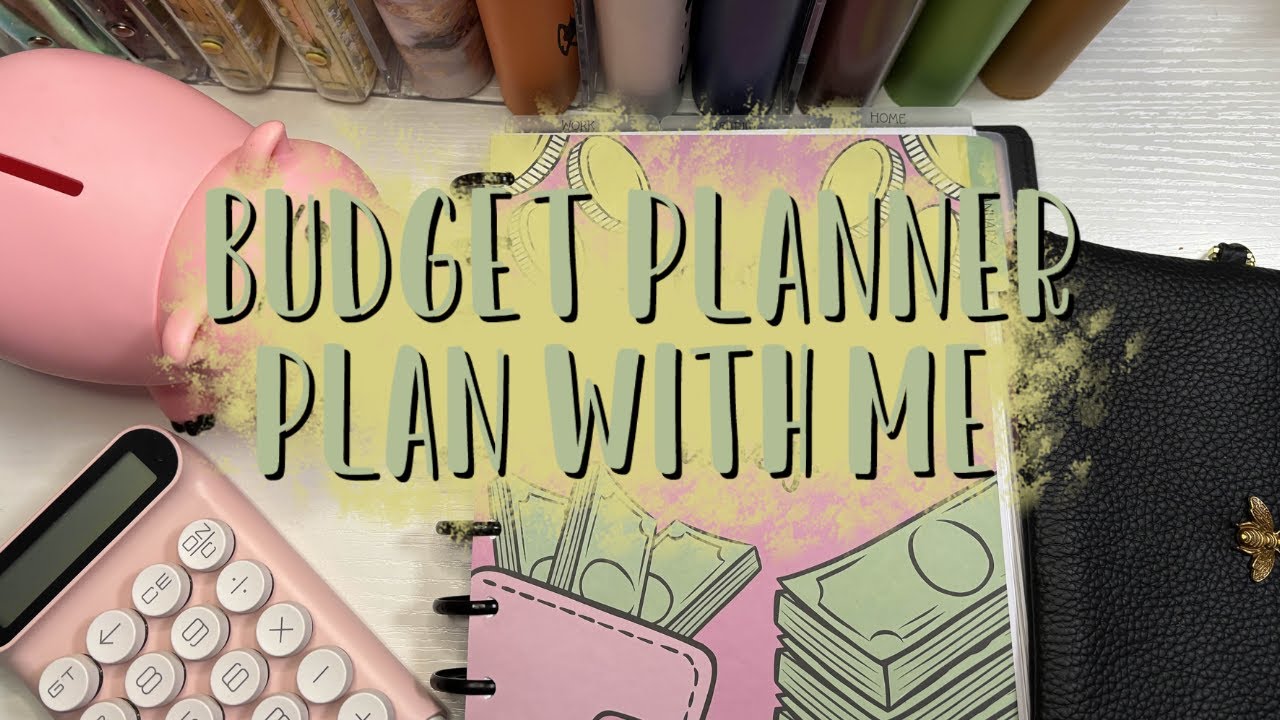 Setting Up My Budget Planner Youtube