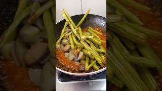 Drumstik recipe Moringa and brinjal curry || Drumstick furry #shorts