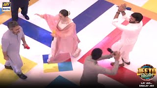 Celebrities Dance Performance on The Set of Jeeto Pakistan - Fahad Mustafa