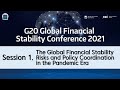 [Session 1] The Global Financial Stability Risks and Policy Coordination in the Pandemic Era