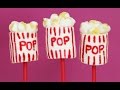 POPCORN MARSHMALLOW POP - circus, movie & theatre party - cake pop treat