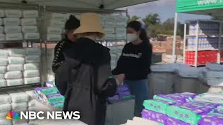 Los Angeles sports teams organize donation drive for fire victims