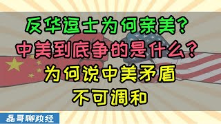 反华反共民主逗士为何亲美？中美到底争的是什么？为何说中美矛盾不可调和？中国美国竞争的核心矛盾