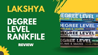 Lakshya degree level rankfile review