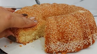 Make a delicious and hearty cake quickly at home _ Sesame cake recipe