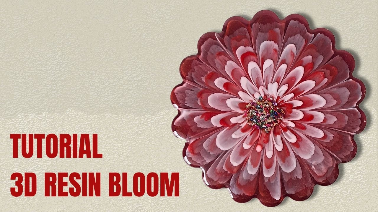 Simple 3d Resin Bloom Tutorial Beginners Friendly Technique Youtube